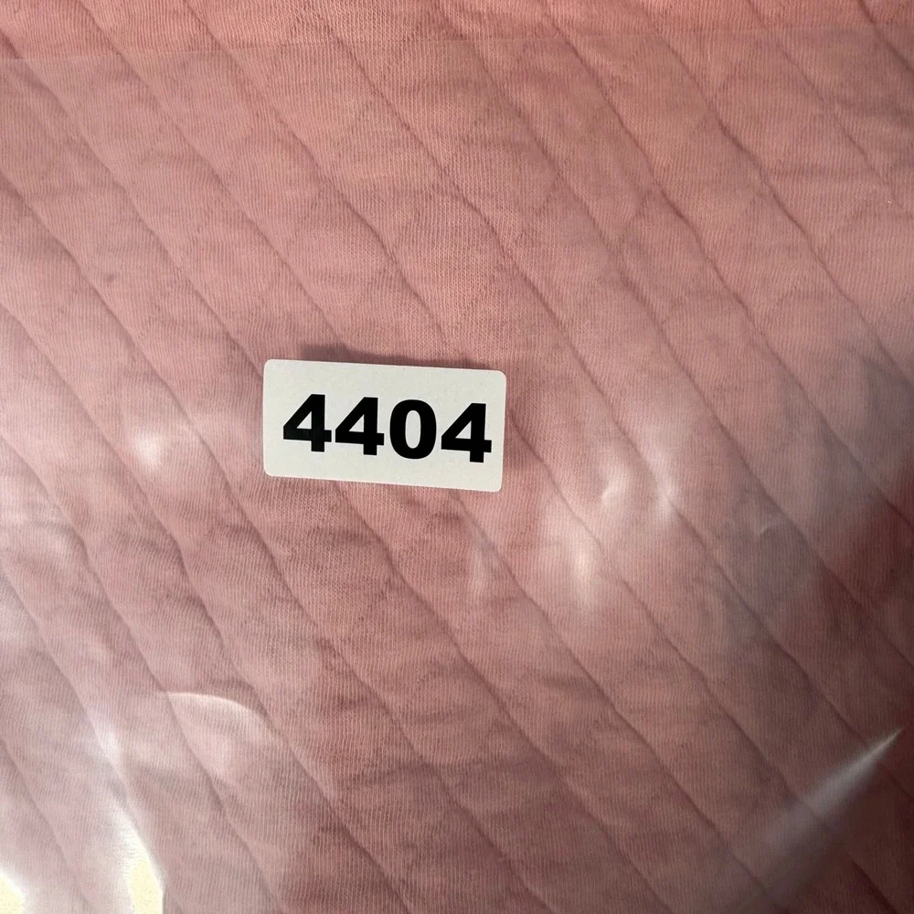 John Deere Pink Quilted Lamb Vest Infant Girls 3-6M Full Zip Sleeveless #4404